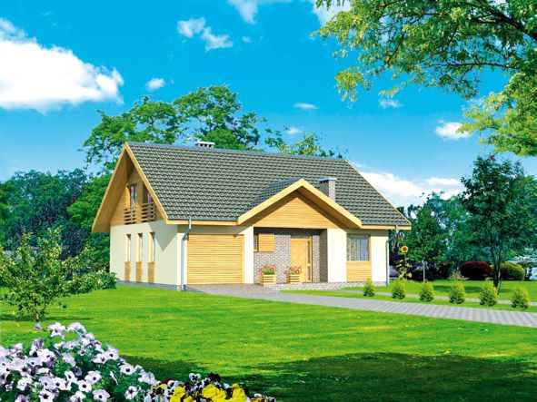 Projekty domów z dachem dwuspadowym