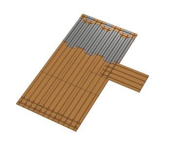 Przykład ułożenia panelu compact